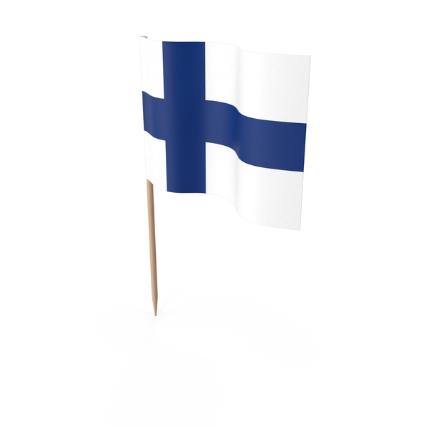 Cocktail Toothpick Stick Finland Flag Wavy PNG & PSD Images