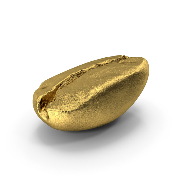 Coffee Bean Gold PNG & PSD Images Coffee Bean Gold PNG & PSD Images