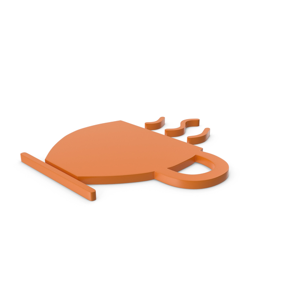 Computer Icon: Coffee Cup Orange Symbol PNG & PSD Images Computer Icon: Coffee Cup Orange Symbol PNG & PSD Images
