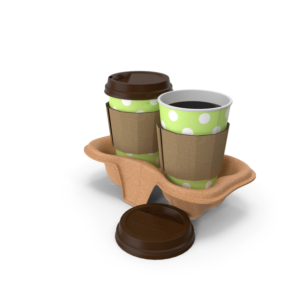Paper Cup: Coffee in holder PNG & PSD Images Paper Cup: Coffee in holder PNG & PSD Images
