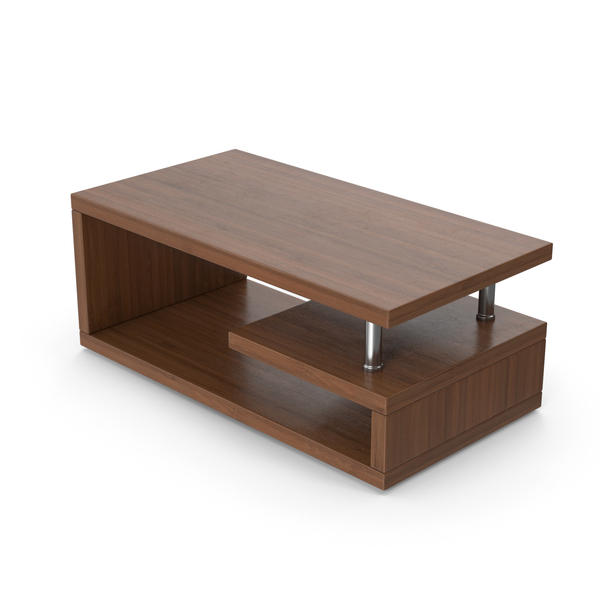 Coffee Table Dark Wood PNG & PSD Images