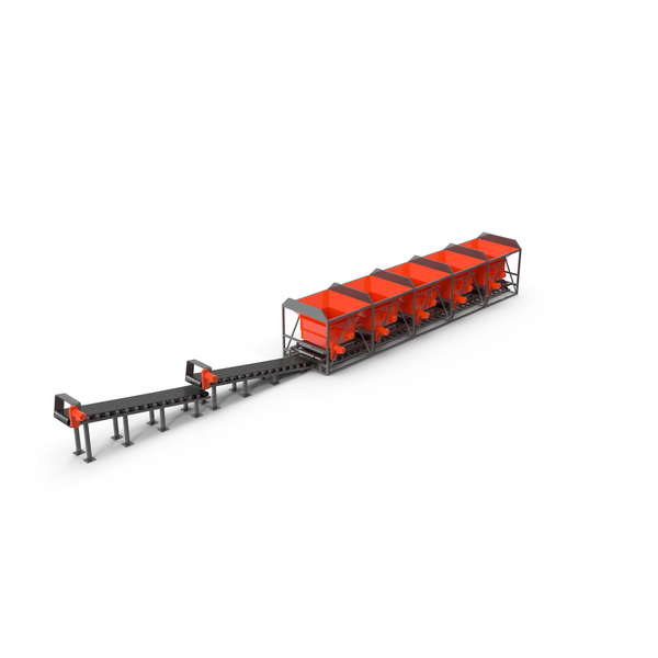 Conveyor Belt: Cold Aggregate Supply System PNG & PSD Images