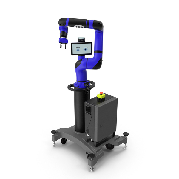 Robotic Arm: Collaborative Robot With Mobile Pedestal PNG & PSD Images Robotic Arm: Collaborative Robot With Mobile Pedestal PNG & PSD Images