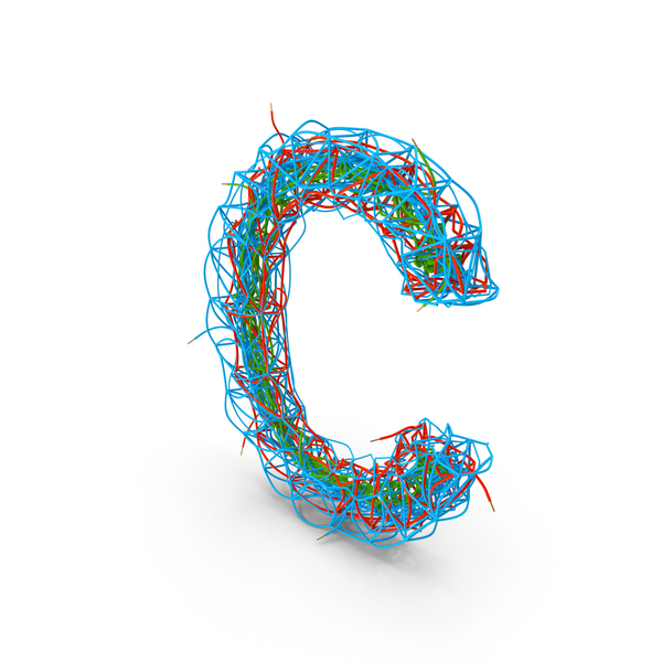 Number: Color Wire Letter C PNG & PSD Images Number: Color Wire Letter C PNG & PSD Images