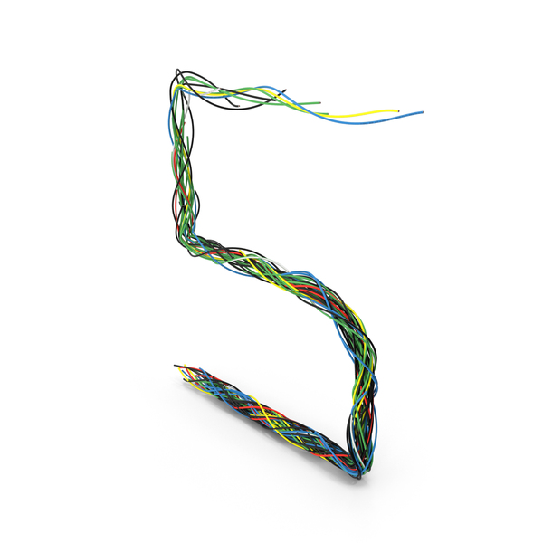 Colored Cable Number 5 PNG & PSD Images Colored Cable Number 5 PNG & PSD Images