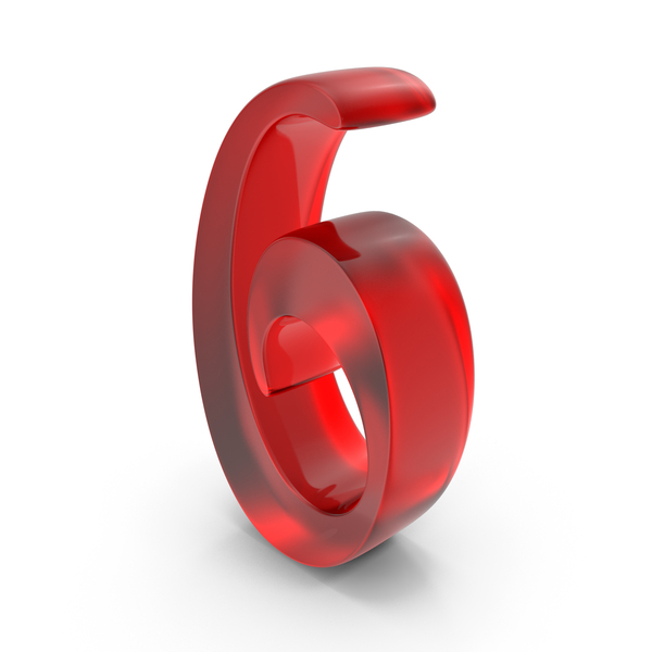 Colored Glass Matte Number 6 PNG & PSD Images Colored Glass Matte Number 6 PNG & PSD Images