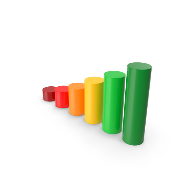 Bar Graph: Colorful Cylinder Chart PNG & PSD Images Bar Graph: Colorful Cylinder Chart PNG & PSD Images