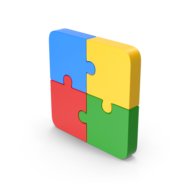 Jigsaw: Colorful Four Piece Puzzle PNG & PSD Images Jigsaw: Colorful Four Piece Puzzle PNG & PSD Images