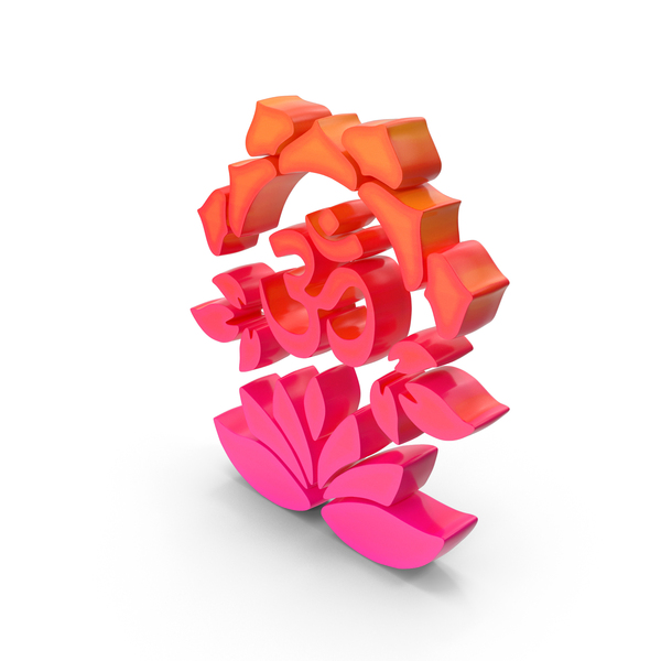 Religious Icon: Colorful Om Flower Symbol PNG & PSD Images Religious Icon: Colorful Om Flower Symbol PNG & PSD Images