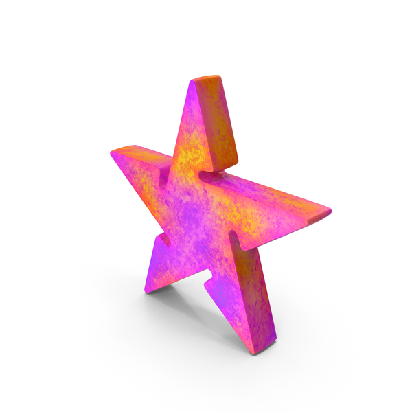 Symbols: Colorful Star Symbol PNG & PSD Images