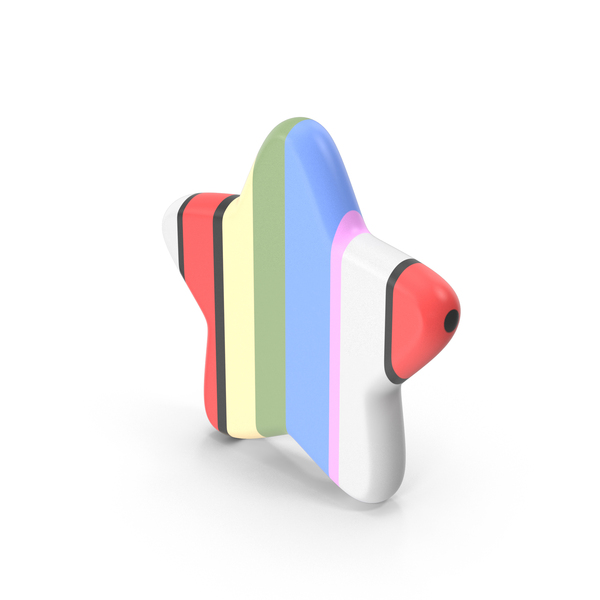 Symbols: Colorful Star Symbol PNG & PSD Images