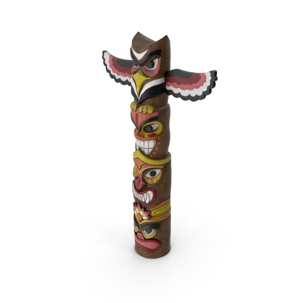 Colorful Wooden Totem Pole PNG & PSD Images Colorful Wooden Totem Pole PNG & PSD Images