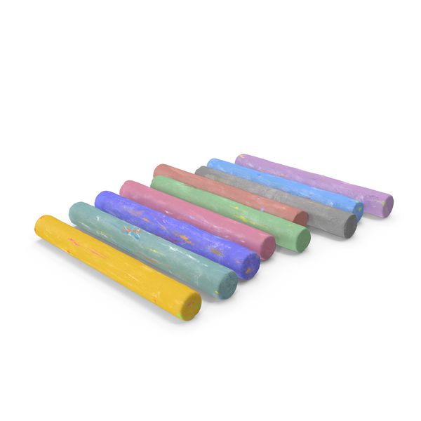 Coloured Playground Chalk PNG & PSD Images Coloured Playground Chalk PNG & PSD Images
