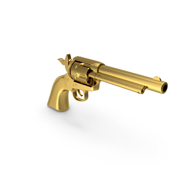 Revolver: Colt 1873 Single Action Army 5 1/2 Barrel With Cartridges Gold PNG & PSD Images Revolver: Colt 1873 Single Action Army 5 1/2 Barrel With Cartridges Gold PNG & PSD Images