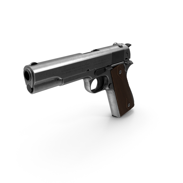 Semi Automatic Pistol: Colt 1911A1 PNG & PSD Images Semi Automatic Pistol: Colt 1911A1 PNG & PSD Images