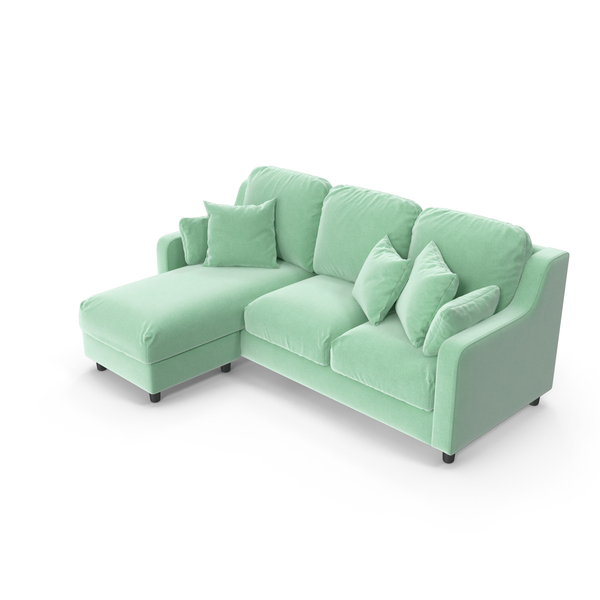 Sectional: Comfy Scandinavian Sofa Green PNG & PSD Images Sectional: Comfy Scandinavian Sofa Green PNG & PSD Images