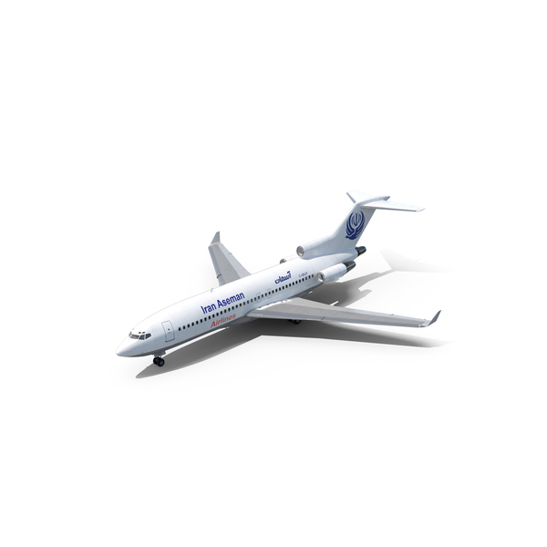 Commercial Airliner Boeing 727-100 Iran Aseman PNG & PSD Images Commercial Airliner Boeing 727-100 Iran Aseman PNG & PSD Images
