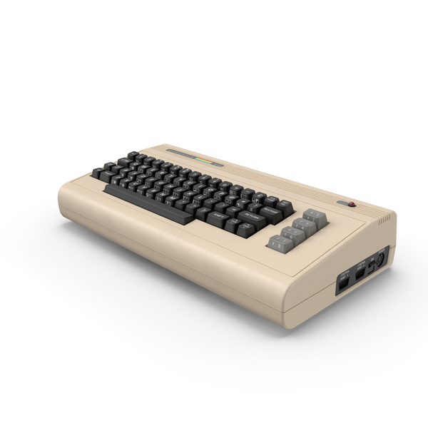 计算机：Commodore 64 PNG和PSD图像