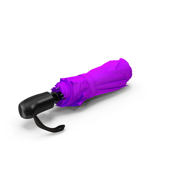 Compact Folded Umbrella Pink PNG & PSD Images