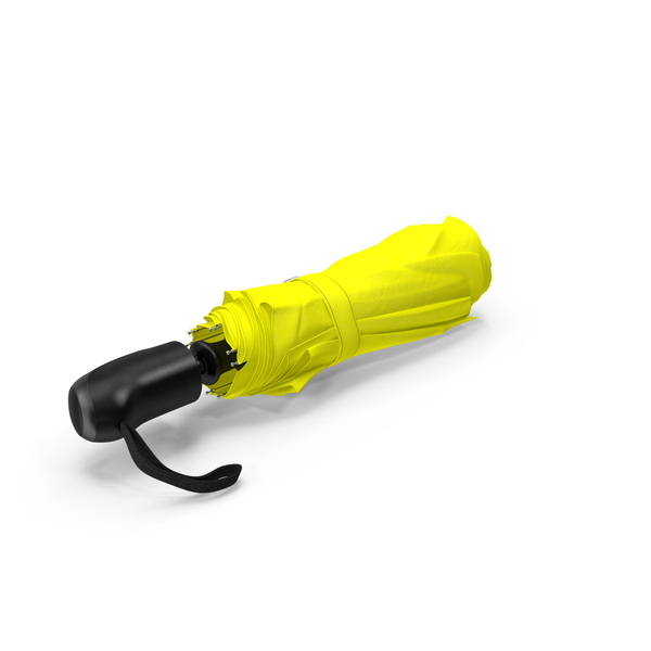 Compact Folded Umbrella Yellow PNG & PSD Images Compact Folded Umbrella Yellow PNG & PSD Images