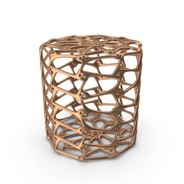 Geometric Shape: Complex Bronze Object PNG & PSD Images Geometric Shape: Complex Bronze Object PNG & PSD Images