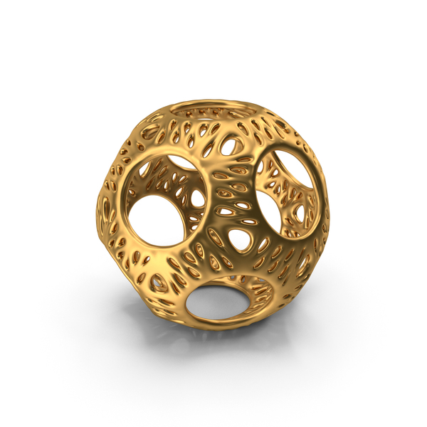 Voronoi: Complex Object Gold PNG & PSD Images Voronoi: Complex Object Gold PNG & PSD Images