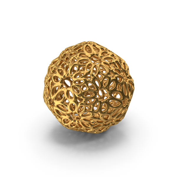 Voronoi: Complex Object Gold PNG & PSD Images Voronoi: Complex Object Gold PNG & PSD Images