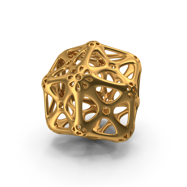 Voronoi: Complex Object Gold PNG & PSD Images Voronoi: Complex Object Gold PNG & PSD Images