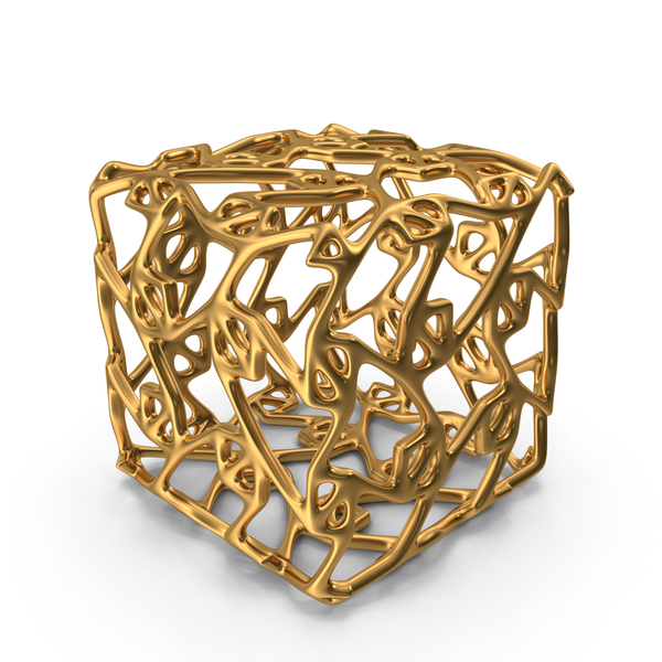 Voronoi: Complex Object Gold PNG & PSD Images Voronoi: Complex Object Gold PNG & PSD Images