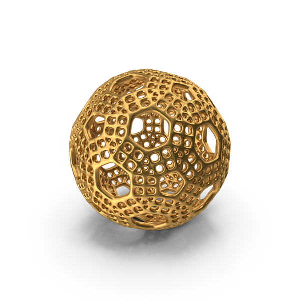 Voronoi: Complex Object Gold PNG & PSD Images Voronoi: Complex Object Gold PNG & PSD Images