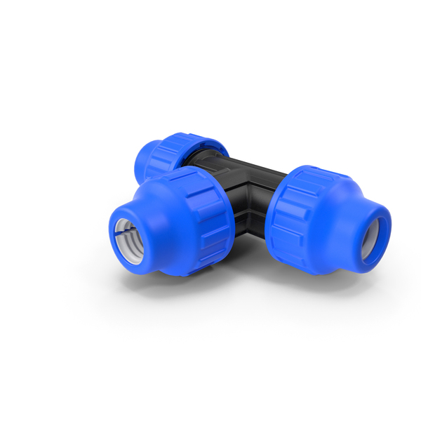 Plumbing Pipe: Compression Tee PNG & PSD Images