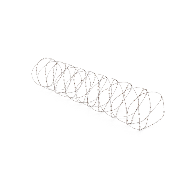 Barbed Wire Fence: Concertina Razor Tape Coil Obstacle PNG & PSD Images