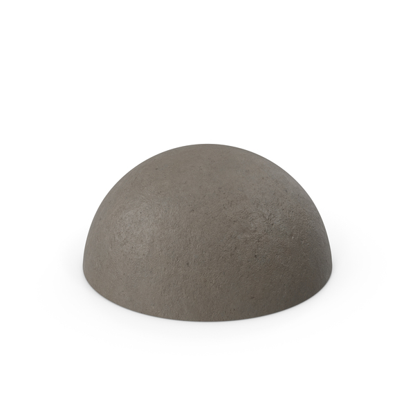 Concrete Hemisphere Bollard PNG & PSD Images Concrete Hemisphere Bollard PNG & PSD Images