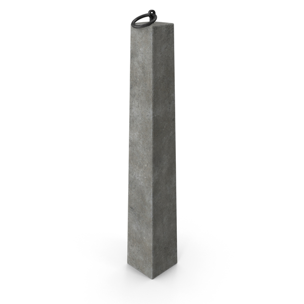 Stable: Concrete Hitching Post With Ring Painted PNG & PSD Images