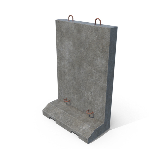 Traffic: Concrete Retaining Barrier PNG & PSD Images Traffic: Concrete Retaining Barrier PNG & PSD Images