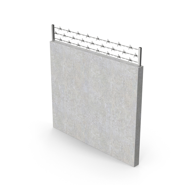 Fence: Concrete Wall With Barbed Wire PNG & PSD Images Fence: Concrete Wall With Barbed Wire PNG & PSD Images
