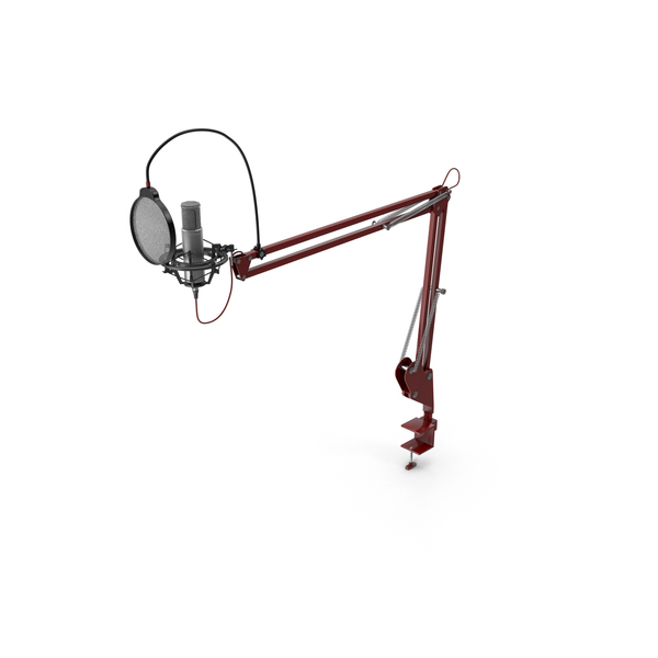 Condenser Microphone With Stand PNG & PSD Images Condenser Microphone With Stand PNG & PSD Images