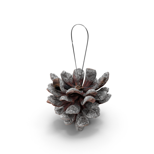 Ornament: Cone Christmas Tree Toy Silver PNG & PSD Images