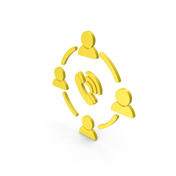 Conference Call Symbol Yellow PNG Images & PSDs for Download
