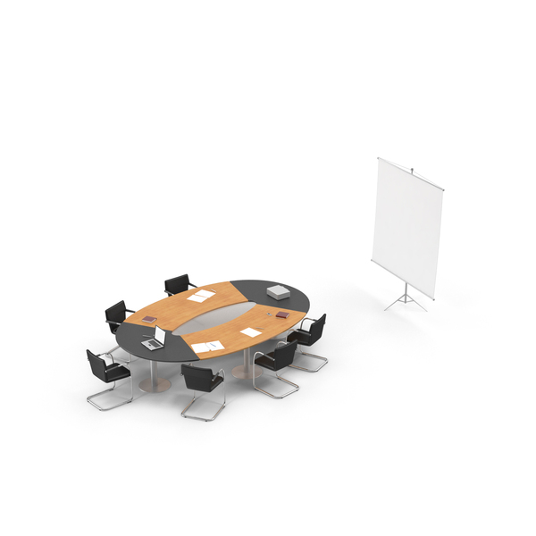 Office Furniture Collections: Conference Room PNG & PSD Images