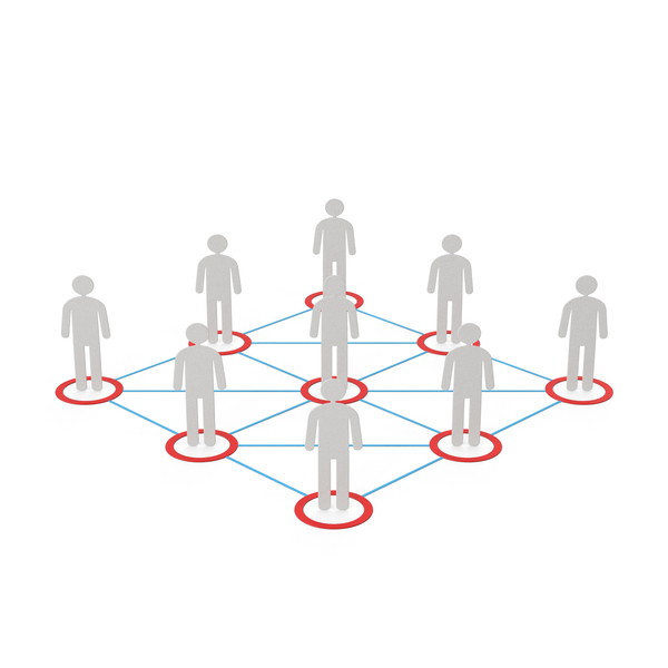 Connected People Paper Figures PNG & PSD Images