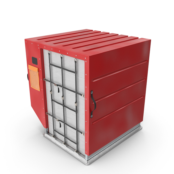 Container For Aerial Cargo Red PNG & PSD Images