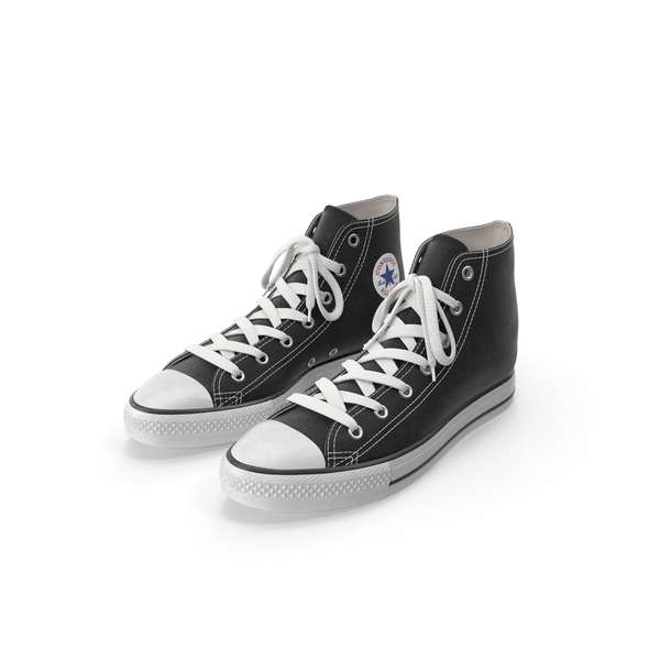 High Top Sneakers: Converse Chuck Taylor All-Stars PNG & PSD Images