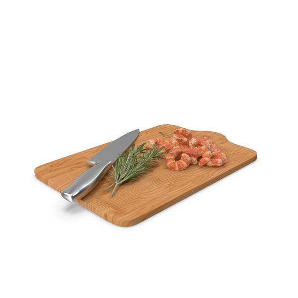 Chef's Knife: Cooked Shrimps On Chopping Board PNG & PSD Images Chef's Knife: Cooked Shrimps On Chopping Board PNG & PSD Images
