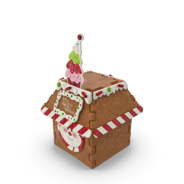 Gingerbread: Cookie Dough Tiny House PNG & PSD Images