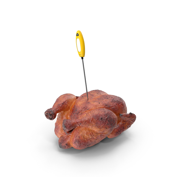 Meat: Cooking Thermometer with Roasted Turkey PNG & PSD Images Meat: Cooking Thermometer with Roasted Turkey PNG & PSD Images