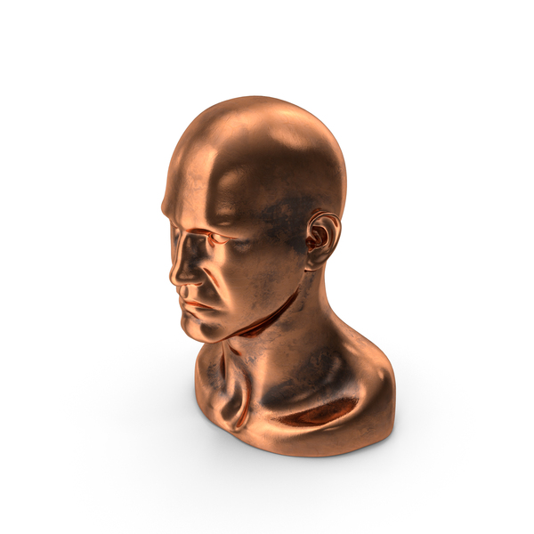 Copper Mannequin Head PNG & PSD Images Copper Mannequin Head PNG & PSD Images
