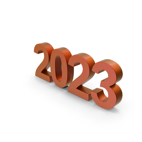 Copper Number 2023 PNG & PSD Images Copper Number 2023 PNG & PSD Images