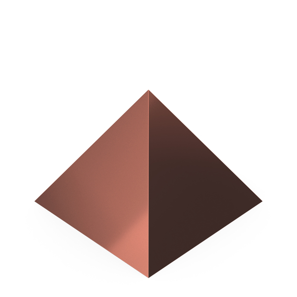 Copper Pyramid Shape PNG & PSD Images Copper Pyramid Shape PNG & PSD Images