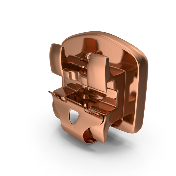 Copper Self Ligating Dental Braces Bracket Open PNG Images & PSDs for